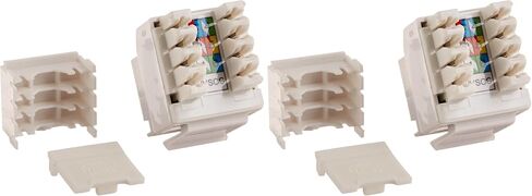 C2G 35200 Cat5e 90° RJ45 Unshielded Keystone Jack, Ivory in Saudi Arabia
