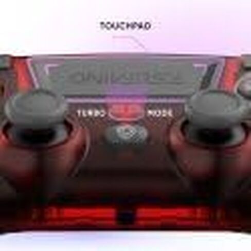 وحدة تحكم PS4 Oniverse ومتوافقة مع PS3 PC Android iOS ، إخراج سماعات الرأس اللاسلكية ، والاهتزازات القابلة للتعديل ، وأزرار اللمس ، وأزرار الماكرو ، ووضع التوربو ، الجيروسوس 6 محاور ، التمرد (المريخ الأحمر/الأحمر) in Saudi Arabia