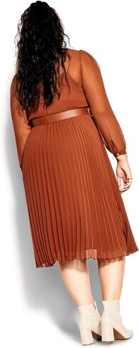 City Chic Plus Size Dress Love Pleat, in Jade, Size, S in Saudi Arabia