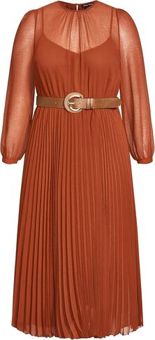 City Chic Plus Size Dress Love Pleat, in Jade, Size, S in Saudi Arabia