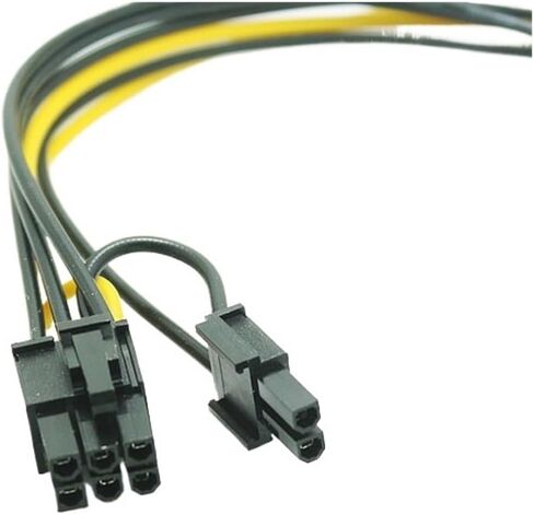 SATA 15PIN to 8Pin 6+2 Cable Splitter Graphics Card Power Line Video Card Converter Wire Adapter GPU 6PIN+2PIN Extend Cord in Saudi Arabia