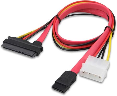 IDE+SATA3.0 Cable Splitter to Integrated Hard Disk Optical Drive Data Cable Power Cord SATA 7+15P to 7+4Pin Convert Wire in Saudi Arabia