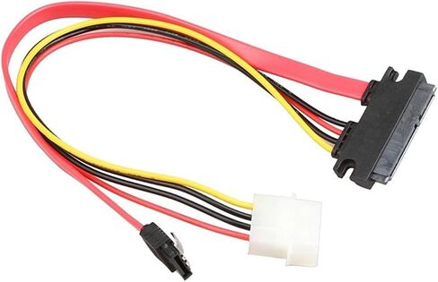 IDE+SATA3.0 Cable Splitter to Integrated Hard Disk Optical Drive Data Cable Power Cord SATA 7+15P to 7+4Pin Convert Wire in Saudi Arabia