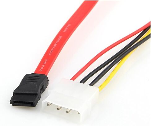 IDE+SATA3.0 Cable Splitter to Integrated Hard Disk Optical Drive Data Cable Power Cord SATA 7+15P to 7+4Pin Convert Wire in Saudi Arabia