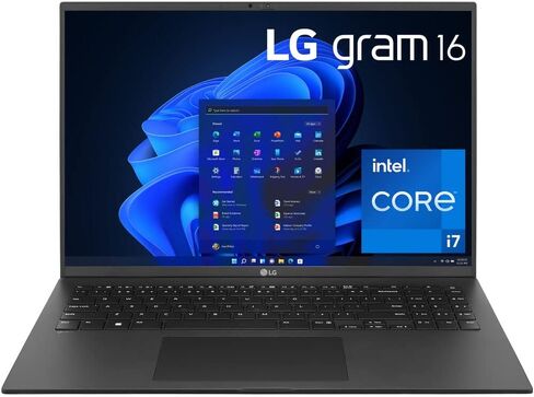 LG الكمبيوتر المحمول | غرام 16 برو | 16 "2560 × 1600 LED-Backlit | Intel Core I7-1360p 12-Core | Nvidia Geforce RTX 3050 4GB DDR6 | 32GB LPDDR5 | 2TB SSD | Windows 11 Pro | Backlit Keyboard-Black in Kuwait
