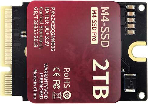 Sparkfly 2TB SSD متوافق مع MAC MINI M4 ، محرك الحالة الصلبة عالية السرعة للتخزين وترقية الذاكرة in Kuwait