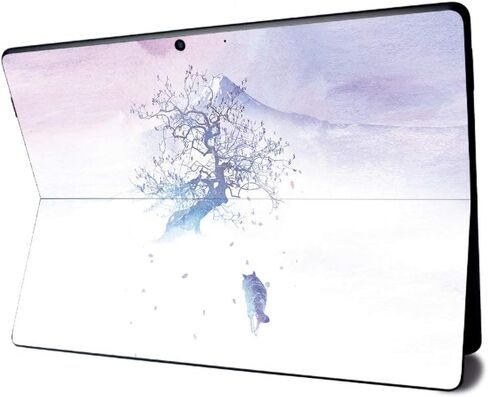Skin Mayyskins لـ Microsoft Surface Pro X - طريق طويل إلى Fuji | غلاف الالتفاف الواقي ، الدائم ، والفريد من نوعه | من السهل تطبيق الأنماط وإزالتها وتغييرها | صنع في الولايات المتحدة in Kuwait