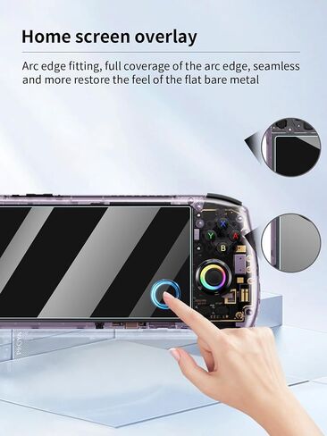 Screen Protector for ANBERNIC RG 557 Game Console, Anti-Scratch 9H Hardness Touch Sensitive Edges Bubble Free Easy to Install,2 Pack. in Saudi Arabia