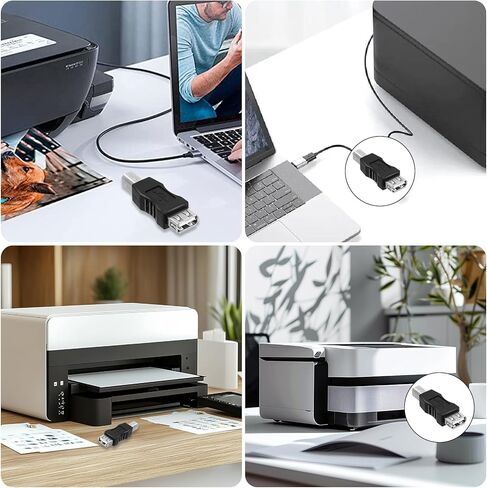 4 PCS Printer to USB Adapter USB 2.0 AF/BM Type A Female to B prin in Kuwait
