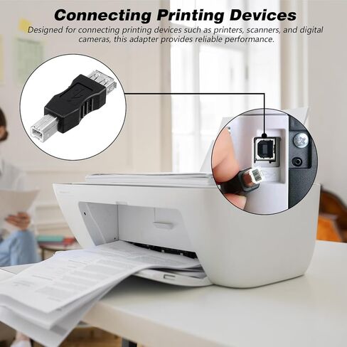 4 PCS Printer to USB Adapter USB 2.0 AF/BM Type A Female to B prin in Kuwait