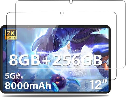 حامي الشاشة لـ SGIN T12S Tablet 11.97inch ، HD Hed Glass ، 9H صلابة ، خدش ، مضاد للانجراف ، واقي أفلام زجاجي مقسى لجهاز T12S Sablet [2 Pack] in Saudi Arabia