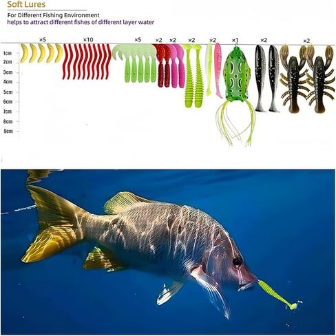 1set/27pcs Topwater & Slow Iruking Erure Set-lures-baits- الجاذبية الملاعبة-السلمون السلمون-Outdoor Doishusiast in Saudi Arabia