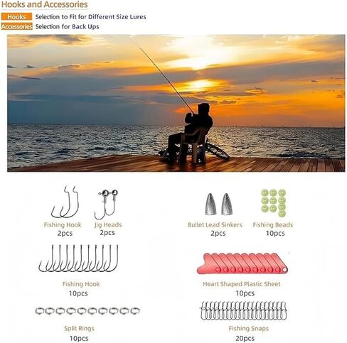 1set/27pcs Topwater & Slow Iruking Erure Set-lures-baits- الجاذبية الملاعبة-السلمون السلمون-Outdoor Doishusiast in Saudi Arabia
