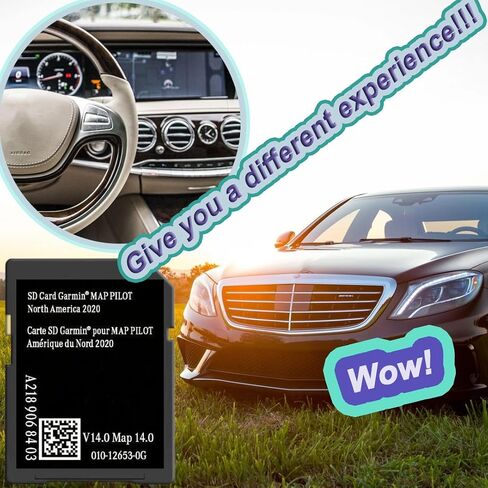 A2189068403 SD Card SD (الإصدار 14.0) لـ Mercedes CLA/GLC/GLA/AMG - متوافق مع NTG 5 Audio 20 (CODE 522) SYSTEMS - USA/Canada Maps Update in Kuwait