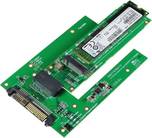 Gen-Z 1C (EDSFF) PCIe Gen 4 16GT/s to M.2 NVMe SSD Adapter - High-Speed PCIe Gen 4 to M.2 NVMe SSD Adapter for Smooth Integration & Easy Installation-Adapter for Gaming, Video Editing & Data Analysis in Saudi Arabia
