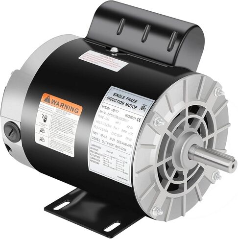 محرك ضاغط الهواء SPL 2 HP، محرك كهربائي أحادي الطور، 3450 دورة في الدقيقة 115/230 فولت، 56 إطارًا 5/8 عمود بمفتاح 60 هرتز in Kuwait