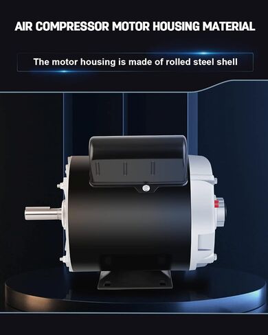 محرك ضاغط الهواء SPL 2 HP، محرك كهربائي أحادي الطور، 3450 دورة في الدقيقة 115/230 فولت، 56 إطارًا 5/8 عمود بمفتاح 60 هرتز in Kuwait