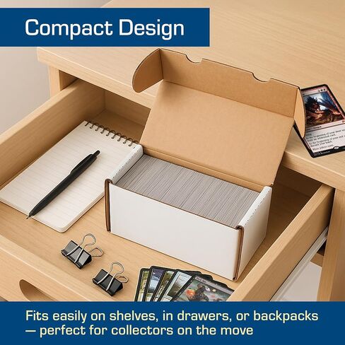 BCW 400-Count Storage Box for Trading Cards | 200 lb. Test Strength | (4-Count) in Saudi Arabia