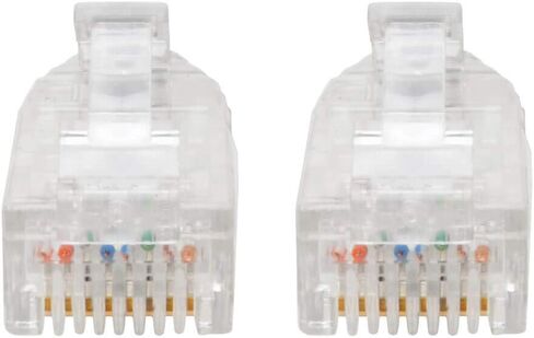 TRIPP LITE CAT6 GIGABIT PATCH CABLE SNAGLess UTP RJ45 مصبوب نحيف ، 2 '، أسود (N201-S02-BK) in Saudi Arabia