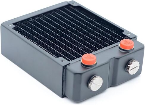 PC Cooler Coard Copper Clasiator طبقات مزدوجة 45 مم زعانف نحاسية سميكة خمسة ثقوب G1/4 .TSRP-HP45-120 in Saudi Arabia
