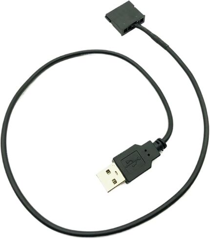 SATA to USB Power Cable Adapter USB 5V Male to 15pin port port supply for 2.5 inch hdd 22awg black 50cm in Saudi Arabia