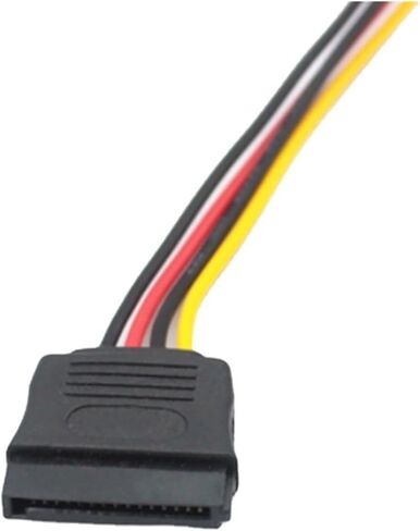 PH 2.0mm 4Pin Small TY>pe to 15Pin HDD SATA Power Supply Cable Cord 20AWG Wire for Industrial All-in-one HD M1ni PC PDD 0.2M 0.4M(0.2M) in Saudi Arabia