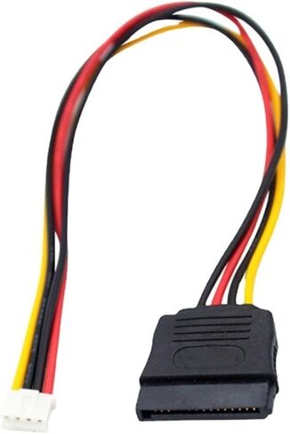PH 2.0mm 4Pin Small TY>pe to 15Pin HDD SATA Power Supply Cable Cord 20AWG Wire for Industrial All-in-one HD M1ni PC PDD 0.2M 0.4M(0.2M) in Saudi Arabia