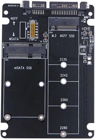 M2 SSD Case MSATA to USB Adapter Enclosure M.2 NGFF SSD to SATA 3.0 2.5 Adapter Riser Board M.2 Box Cord for(Board Shell Cable) in Saudi Arabia