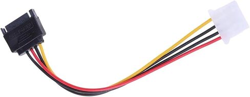 4 Pin IDE to 15pin SATA Cable SATA Extension Cable Adapter Female Male Power Supply Hard Drive Adapter Line h&*igh qu>ality in Saudi Arabia