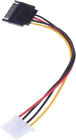 4 Pin IDE to 15pin SATA Cable SATA Extension Cable Adapter Female Male Power Supply Hard Drive Adapter Line h&*igh qu>ality in Saudi Arabia