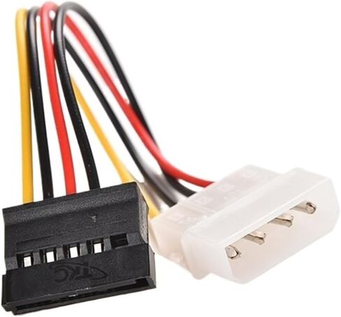2pc SATA إلى IDE Power Cable 15 PIN SATA MALE TO in Saudi Arabia