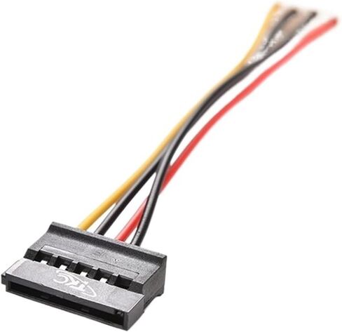 2pc SATA إلى IDE Power Cable 15 PIN SATA MALE TO in Saudi Arabia