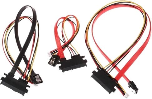 1pcs 20/30/40cm M1ni 4Pin+ SATA Power Cable 22(15+7) Pin to PH2.0/3.0 Hard Disk Optical Drive Data Cable Power Supply Cable(D) in Saudi Arabia