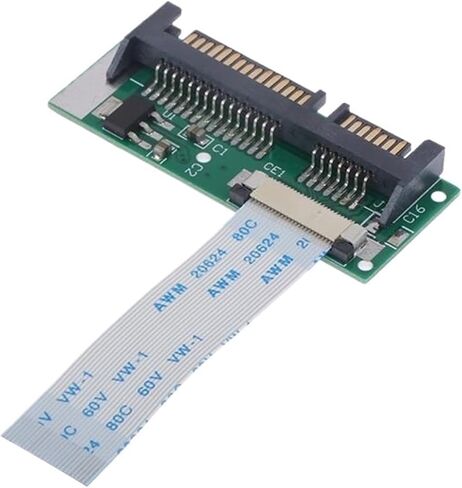 1.8 بوصة LIF إلى 2.5 بوصة SATA 24 PIN LIF Connector PCB محول 24 دبوس ZIF إلى 22 دبوس بطاقة محول المحول in Saudi Arabia