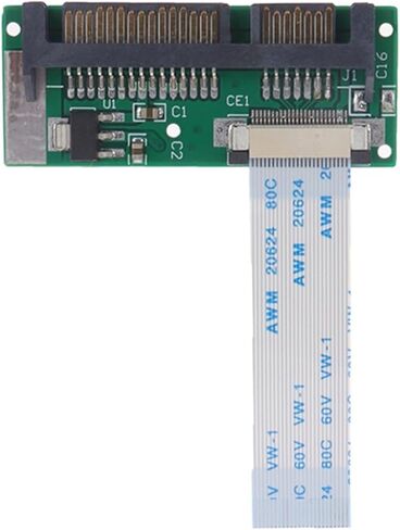 1.8 بوصة LIF إلى 2.5 بوصة SATA 24 PIN LIF Connector PCB محول 24 دبوس ZIF إلى 22 دبوس بطاقة محول المحول in Saudi Arabia