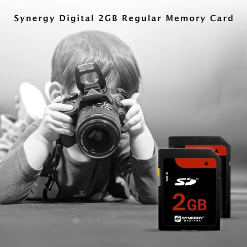 Synergy Digital 2GB Secure Digital SD Memory Cards, Compatible with Nikon Coolpix P50 Digital Camera - Pack of 2 in Saudi Arabia