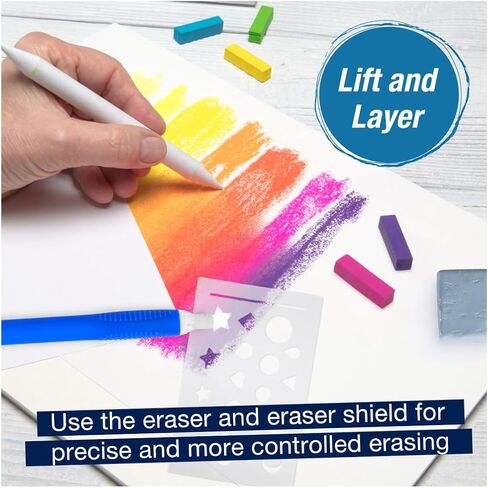Faber-Castell Soft Pastels Art Set - Art Projects for Adults, Arts and Crafts for Beginners, 12 Soft Pastels and Art Supplies in Saudi Arabia