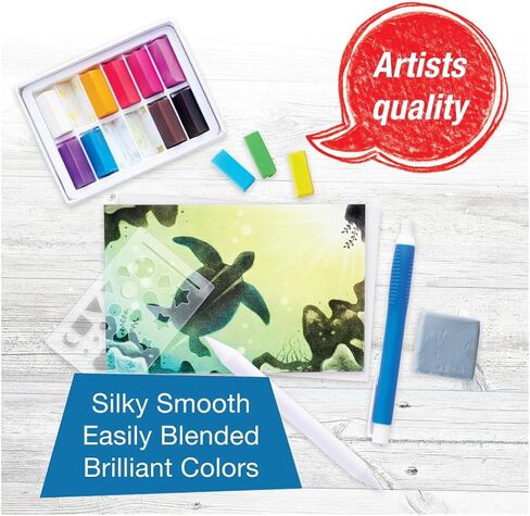 Faber-Castell Soft Pastels Art Set - Art Projects for Adults, Arts and Crafts for Beginners, 12 Soft Pastels and Art Supplies in Saudi Arabia