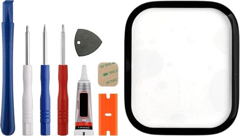 Front Glass Outer Screen Lens Replacement Compatible with Apple Watch Series 10 iWatch 42mm with Tools(No Display and Touch digitizer) in Saudi Arabia