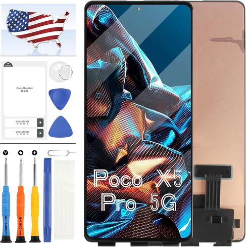 استبدال الشاشة لـ Xiaomi Poco X5 Pro 5g 22101320g 22101320i 6.67 "بوصة شاشة LCD شاشة تعمل باللمس. in Saudi Arabia