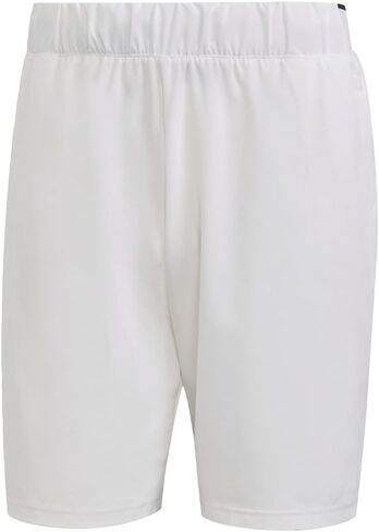 adidas Men's Club Stretch-Woven Tennis Shorts, White/Black, X-Large in Saudi Arabia