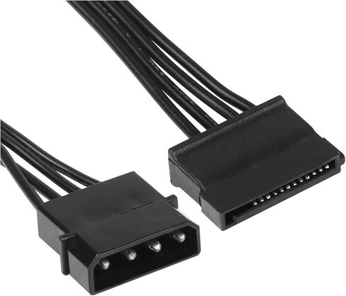 4Pin Hard Drive Power Cable 1 Male to 3/4/5/6 Female Splitter Adapter SATA Power Hard Disk Extension for DIY PC Sever(1 to 6) in Saudi Arabia