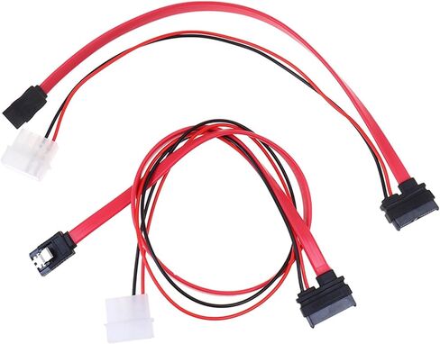 7 + 6 Pin Slimline SATA Cable for Slim SATA DVD CD-RW Adapter Cable(50cm) in Saudi Arabia