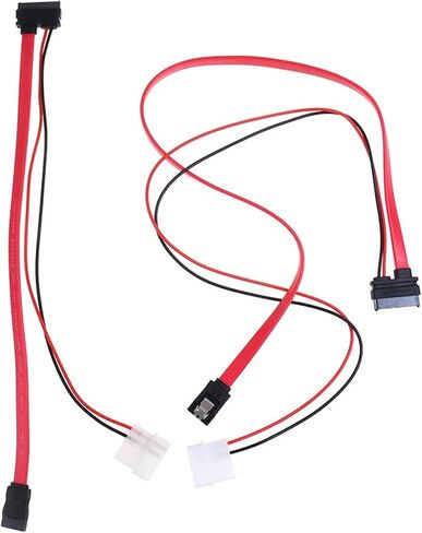 7 + 6 Pin Slimline SATA Cable for Slim SATA DVD CD-RW Adapter Cable(50cm) in Saudi Arabia