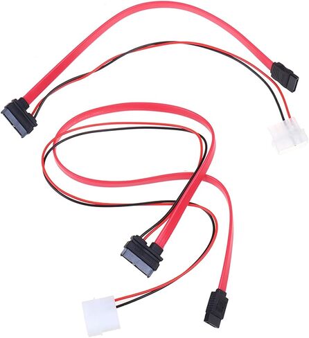 7 + 6 Pin Slimline SATA Cable for Slim SATA DVD CD-RW Adapter Cable(50cm) in Saudi Arabia