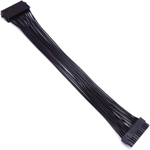18AWG ATX 24(20+4) Pin Female Motherboard PSU Power Supply Male to Female 24Pin PSU Extension Cable Mainboard Adaptor 32CM in Saudi Arabia