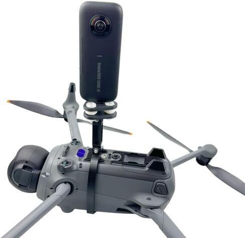 حامل تمديد الكاميرا 2 في 1 لـ DJI Mavic 4 Pro ، حامل تركيب LED LED لـ Insta360 x5 x4 × 3 Ace Pro 1 2/GoPro Action Camera تثبيت الدعائم in Saudi Arabia