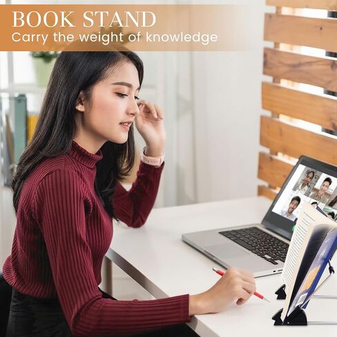 Blulu 12 Pack Adjustable Tablet Stand 6.5" x 6.1" Aluminum Alloy Foldable Book Display Stand with Non-slip Portable Tablet Holder for Laptop Phone Plate Picture Frames Photos Magazine in Saudi Arabia