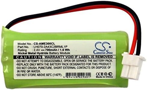 700 مللي أمبير في الساعة/1.6WH بطارية بديلة لـ V Tech BT283342 ، CPH-515J ، 73C02 DS65212 ، DS6521-2 ، DS65213 ، DS6521-3 ، DS65223 ، DS6522-3 ، DS652232 ، DS6522 ، in Kuwait
