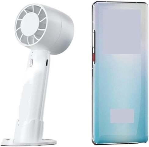 Portable Lashes Fan Third Gear Fit For Usb Rechargeable Eyelash Glue Dedicated Dryer Blower Lash Extension Makeup Tools(White) in Saudi Arabia